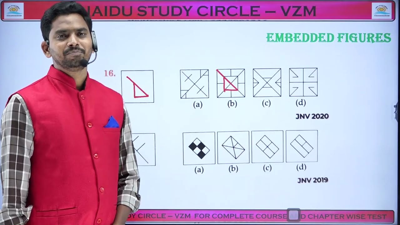 NAVODAYA 6TH CALSS ENTRANCE EXAM CLASSES || EMBEDDED FIGURES PART 1 || SAINIK SCHOOL ENTRANCE EXAM