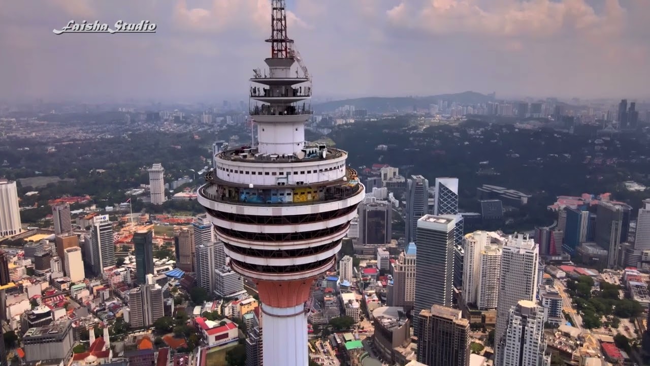 TO KL TOWER IN STORM #dronerules #dronevideo #droneview