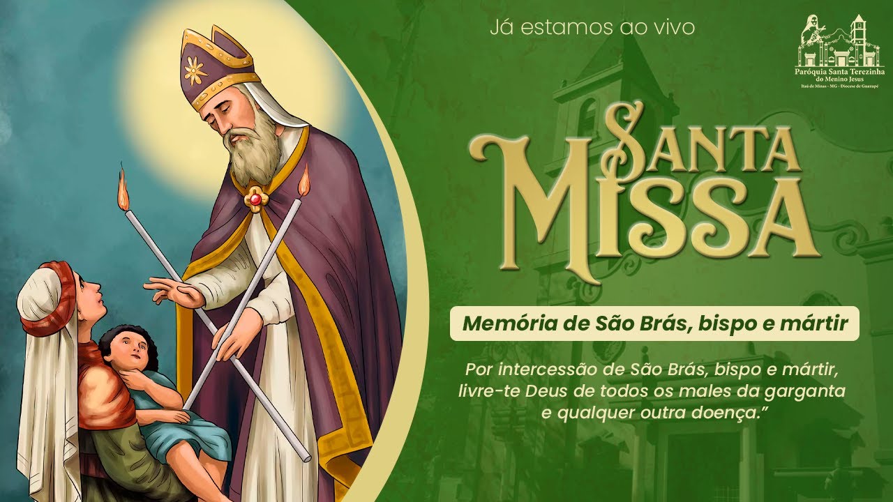 Santa Missa | Memória de São Brás