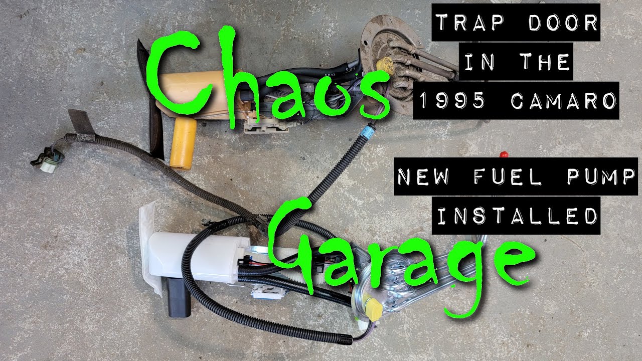 Cutting a Trap Door and Installing a New Fuel Pump in the 1995 Camaro