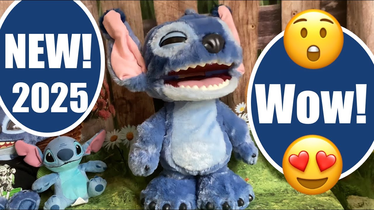 New Interactive Animatronic Toys 2025: Disney Stitch Ultimate Stitch unboxing, demonstration, review