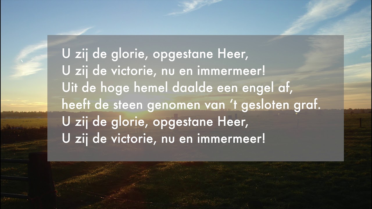 Gezang 634 Liedboek 2013  U zij de glorie 1