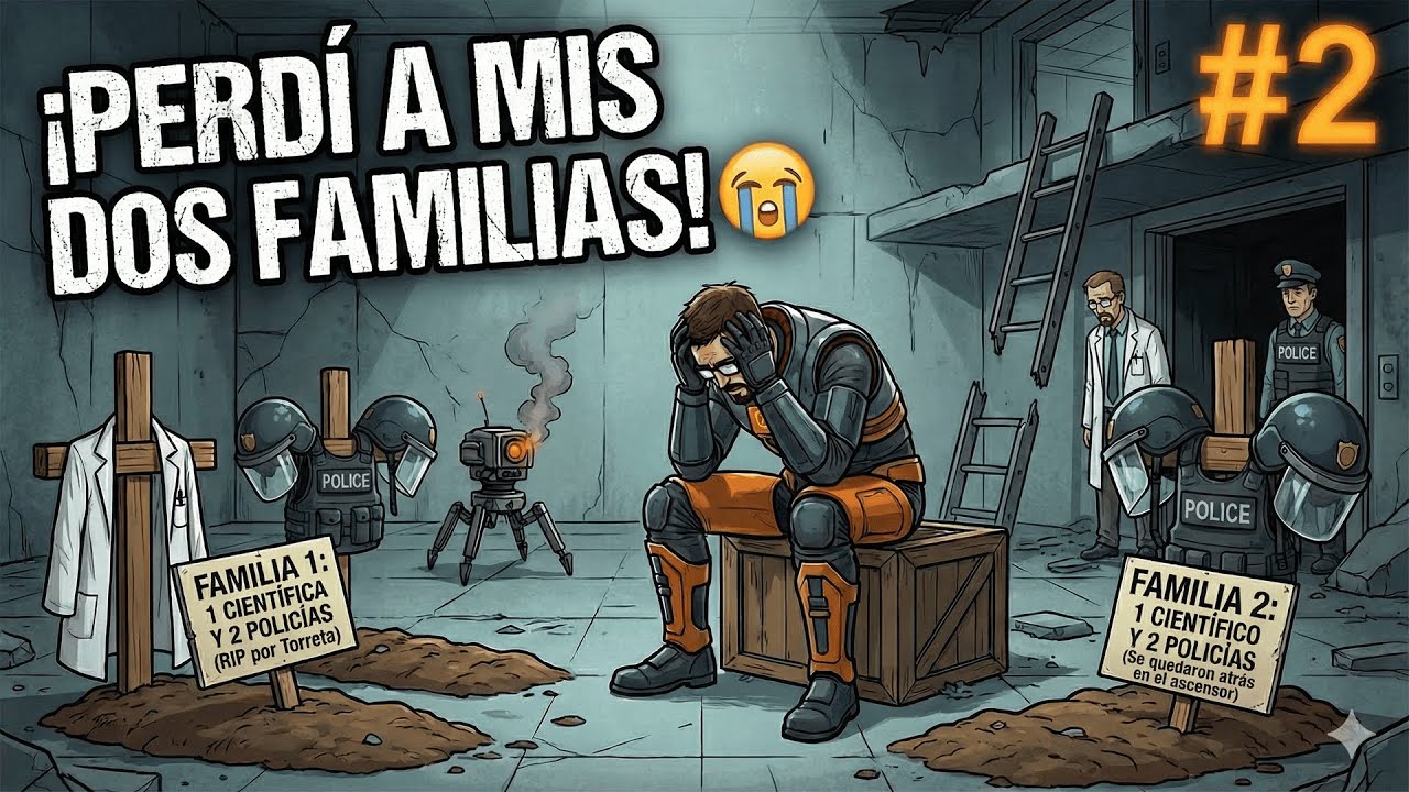 ¡PERDÍ A MIS DOS FAMILIAS! 😭 | Black Mesa (Half-Life Remake) - Parte 2
