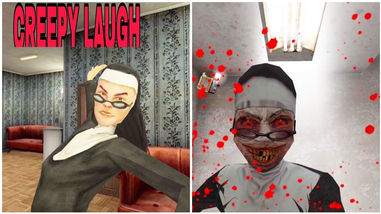 NUN's CREEPY LAUGH EVIL NUN VS EVIL NUN 2 | JUMPSCARES+ENDING SCENE