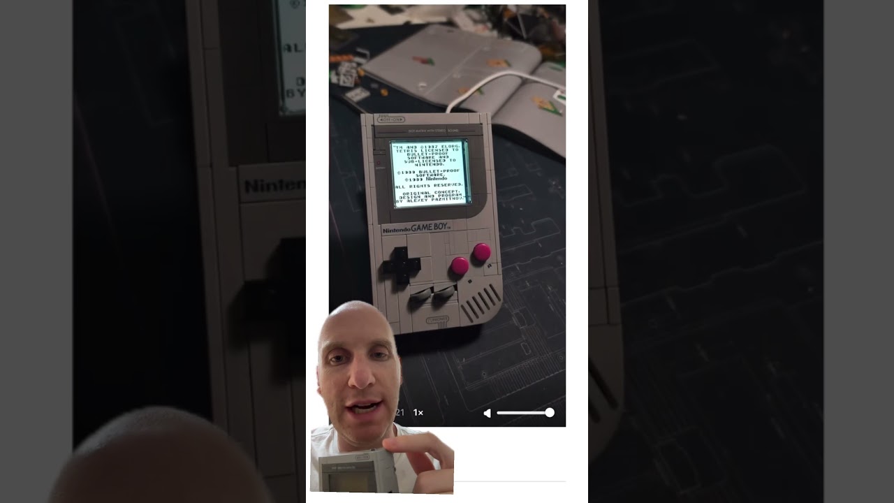Модификация набора Lego Game Boy