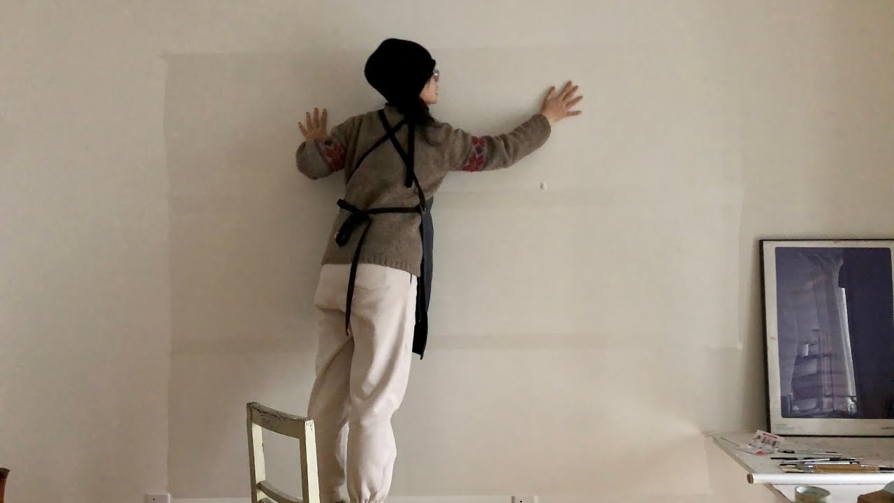 back home in China: setting up a temporary studio