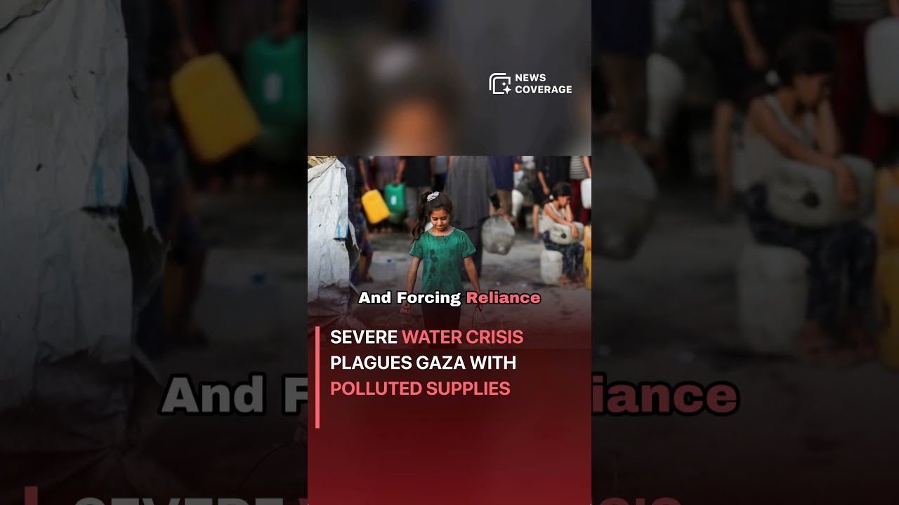 Severe Water Crisis Plagues Gaza with Polluted Supplies #worldnews #news