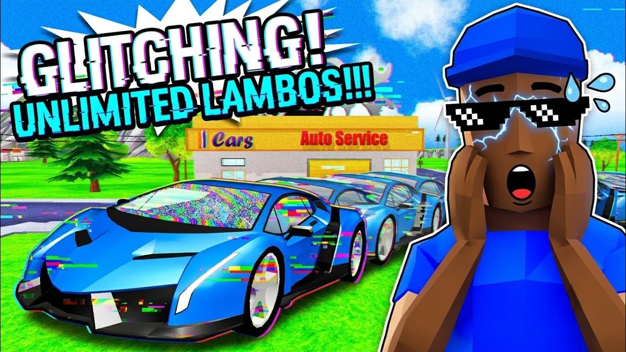 ​I Found an UNLIMITED Lamborghini Glitch in Dude Theft Wars! 🤫