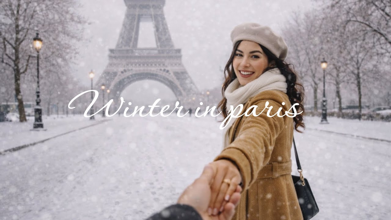 [playlist] 🗼 눈 내리는 파리~ 부드러운 겨울 재즈~ |  🔥따뜻하게 시작하세요. Winter in Paris~🎶