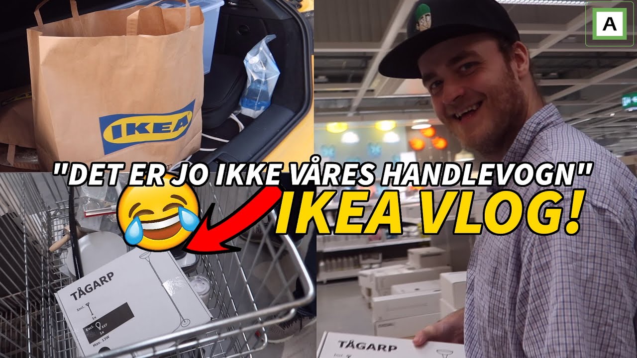 TOK HANDLEVOGNEN TIL NOEN ANDRE😂 *IKEA VLOG*