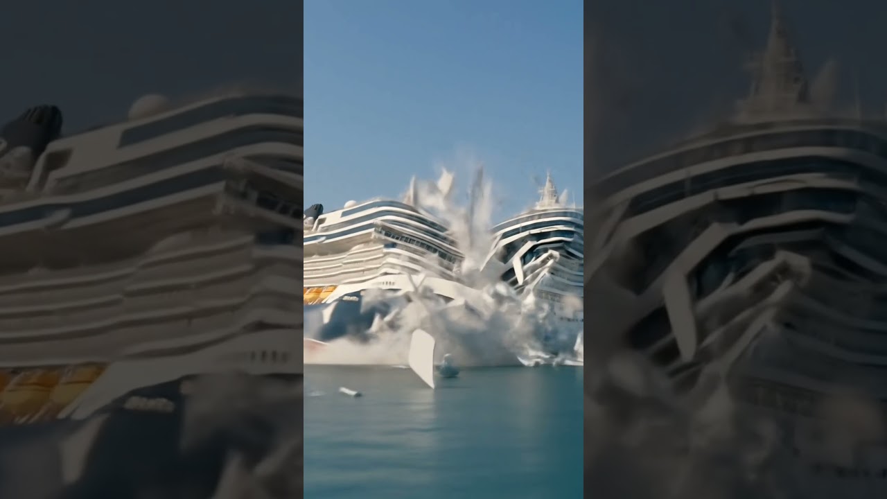 Ground Cracks Open &mdash; Platform Swept Away in Seconds!