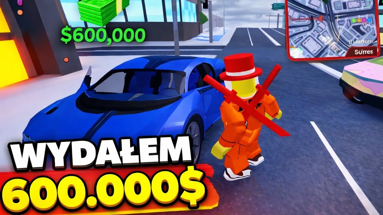 Wydałem 600.000$ | ROBLOX JAILBREAK 