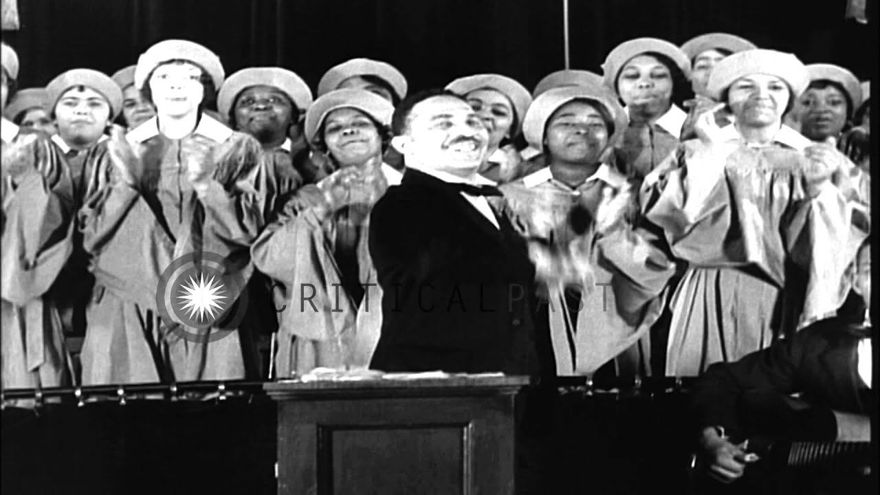 A preacher Elder Michaux describes his view of paradise. HD Stock Footage