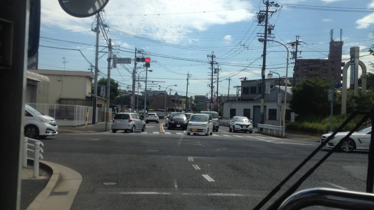 名古屋市営バス 前面展望 車窓 地下鉄鳴子北→森の里団地/ 鳴子13系統 地下鉄鳴子北1346発