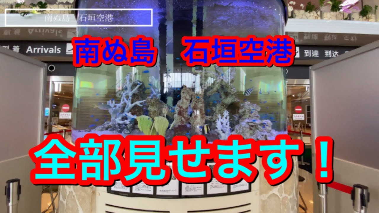 【沖縄旅行】初めての方必見！全フロアー歩いてみた　南ぬ島　石垣空港（ぱいぬしま いしがきくうこう）