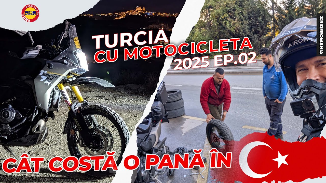 Turcia cu motocicleta : 2025 Ep02 din Eskișehir spre Cappadocia vizitând Tuz Gölü și Mehmetçik Anıtı