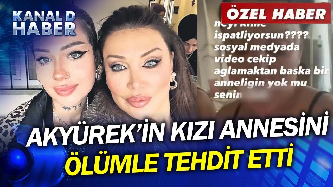 Umut Aky&uuml;rek'in Bağımlı Kızı Annesini B&ouml;yle Tehdit Etti, 