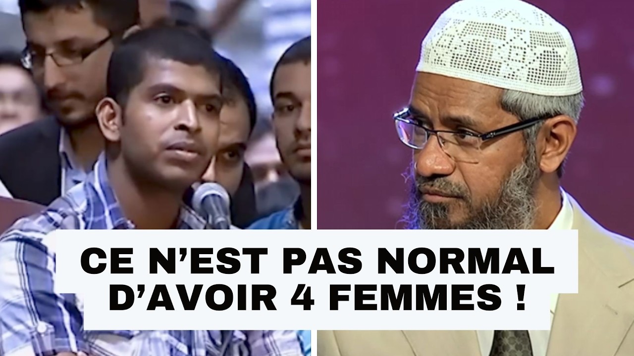 C'est tr&egrave;s choquant d'avoir 4 femmes (polygamie) ! - Zakir Naik en fran&ccedil;ais