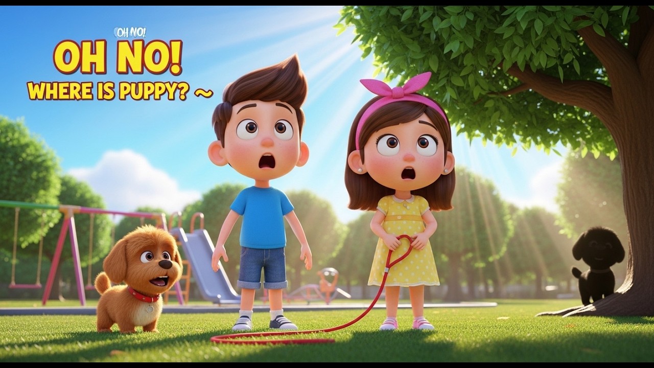 Where Is My Puppy? 🐶 | Family Park Adventure Song