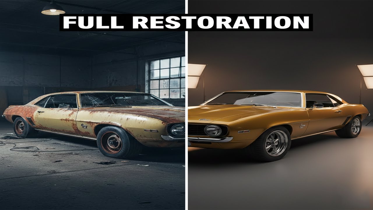 Satisfying ASMR Restoration of a 1969 Camaro Z28  Full Build, No Talking