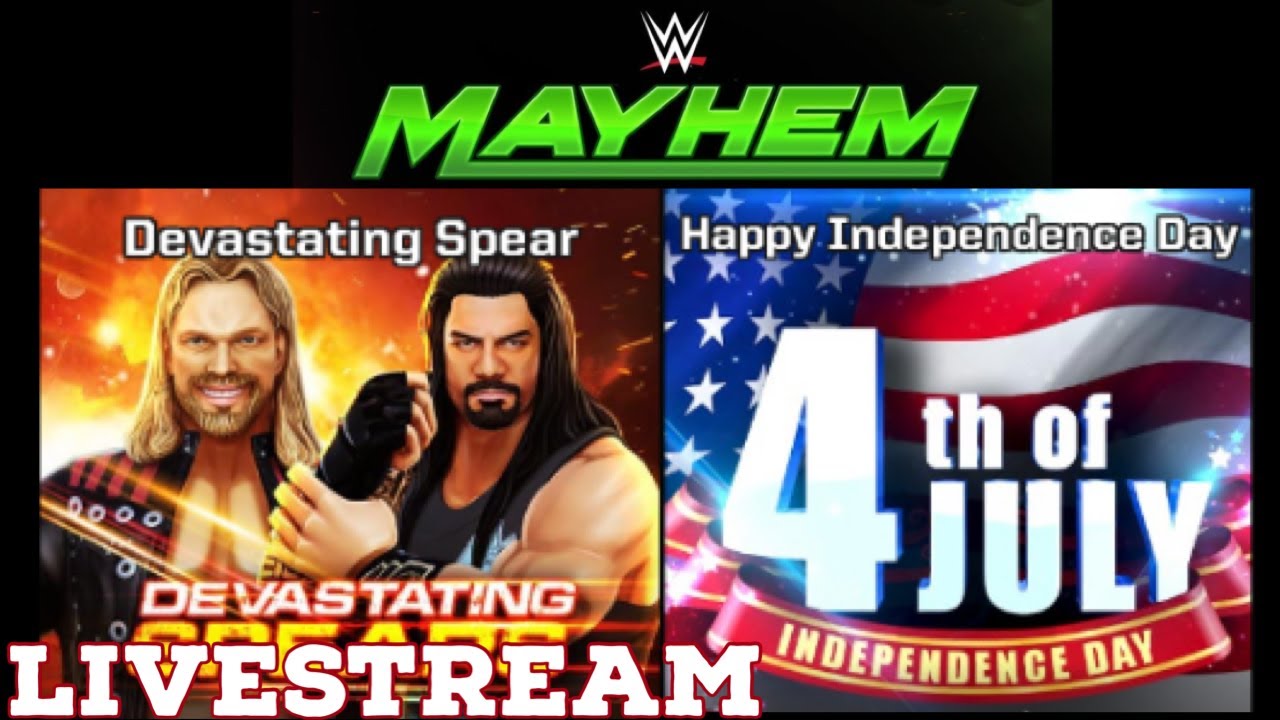 WWE Mayhem - Special Events Livestream