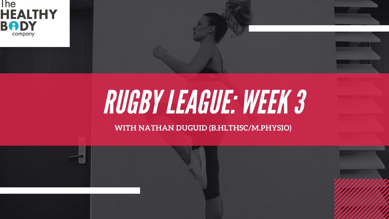 Rugby League Pre-Season Conditioning - Week 3