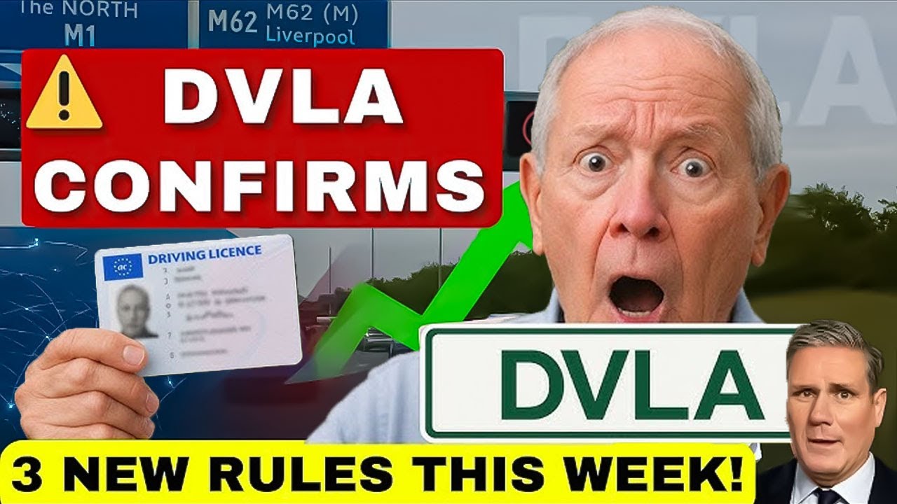 🚨 DVLA Announces 3 NEW Driving Rules &ndash; Fines Start This Week!