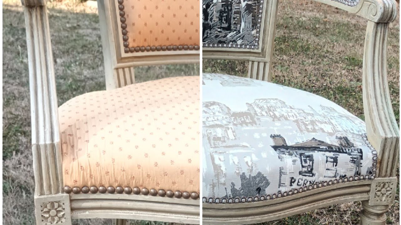 rénovation fauteuil style Louis XVI