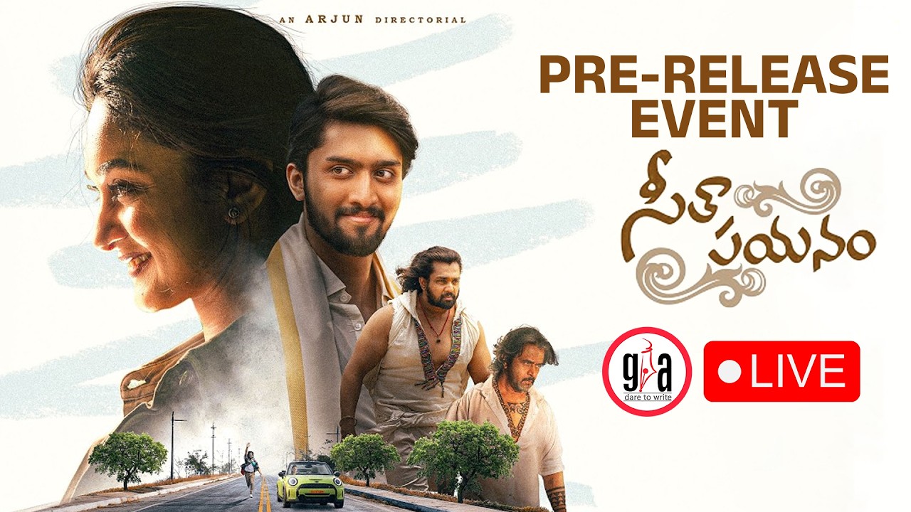 LIVE : Seetha Payanam (Telugu) Pre-Release Event | Niranjan, Aishwarya | Arjun | greatandhra.com