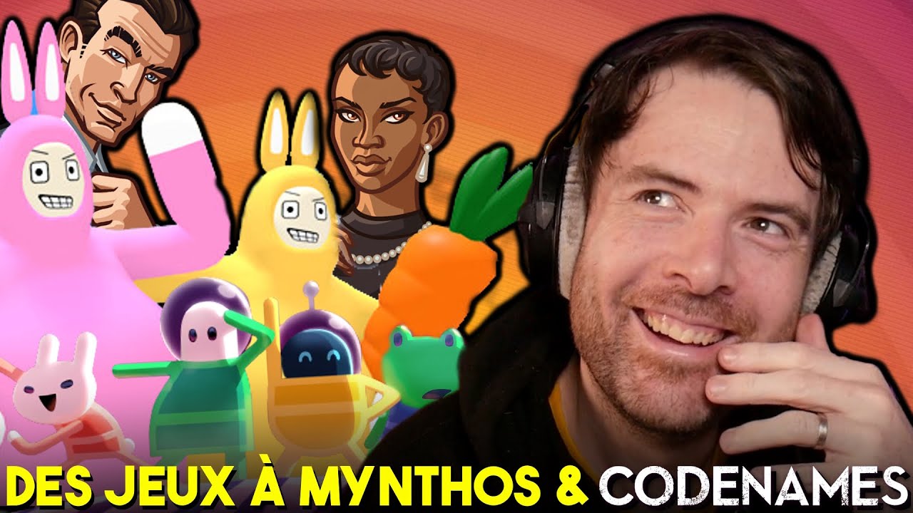 DES JEUX À MYNTHOS & CODENAMES ft. Antoine Daniel, Mynthos et AngleDroit ! (Best-of du Lundi #83)