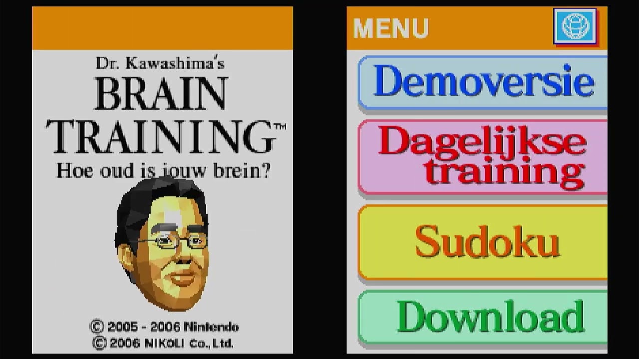 Nintendo DS - Dr. Kawashima's Brain Training: How Old is Your Brain? - The first training on Wii U