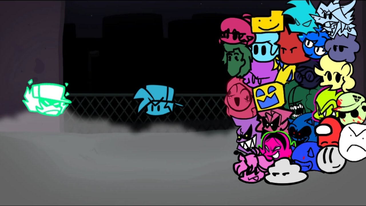 FNF - Release but Every Turn a Different Character Sings It (Smoke 'Em Out Struggle)