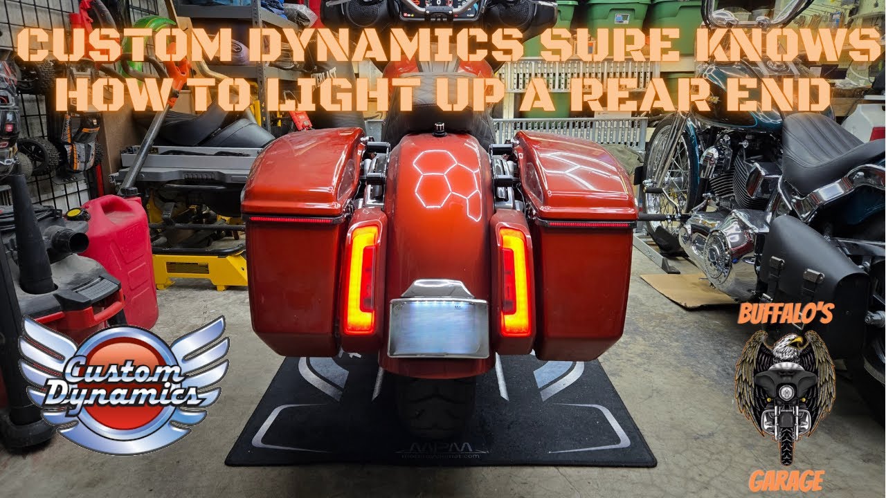 Installing Custom Dynamics saddlebag lights on a new Street Glide