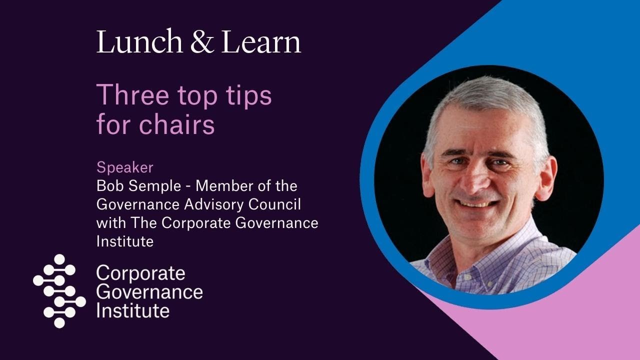 Three top tips for Chair of the board