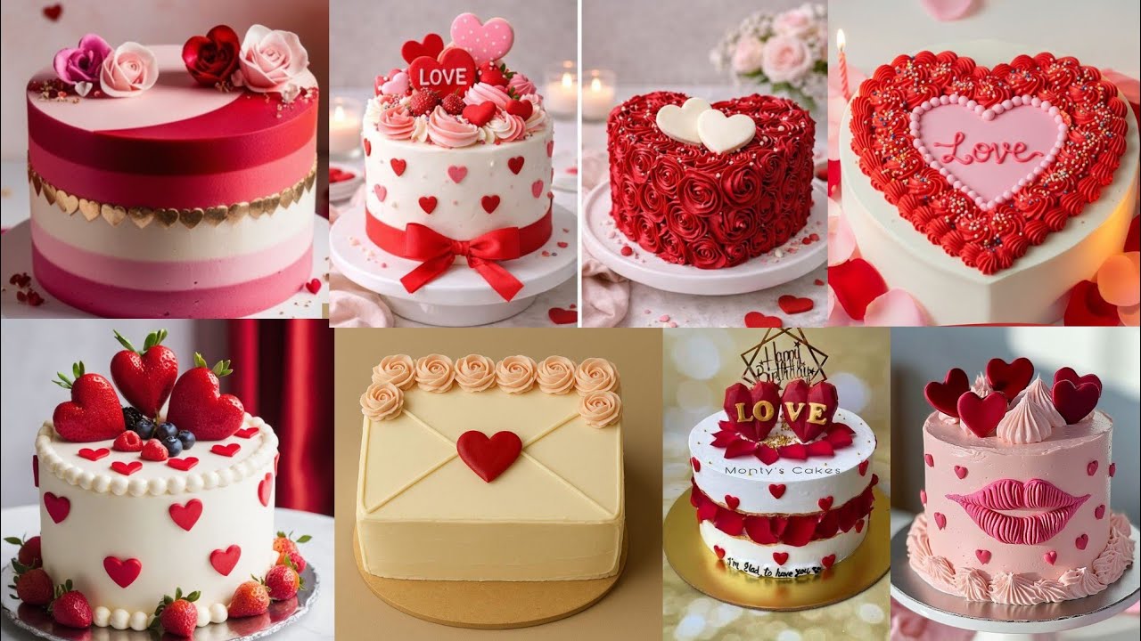❤️Top 40+Valentine’s Day Cake Designs | Valentine Cake Designs 2026 | Romantic & Trending Cake Ideas