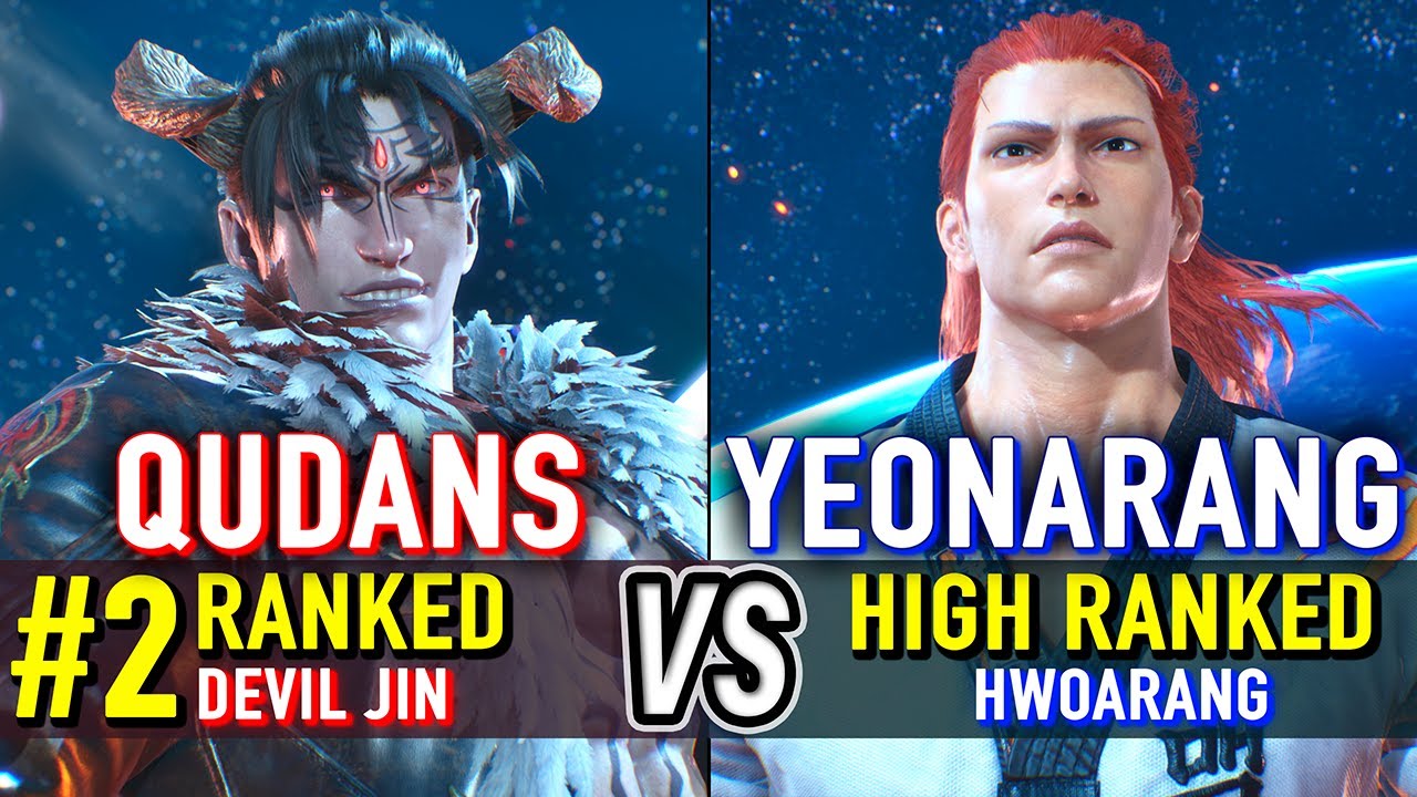 T8 🔥 QUDANS (#2 Ranked Devil Jin) vs YEONARANG (High Ranked Hwoarang) 🔥 Tekken 8 High Level Gameplay
