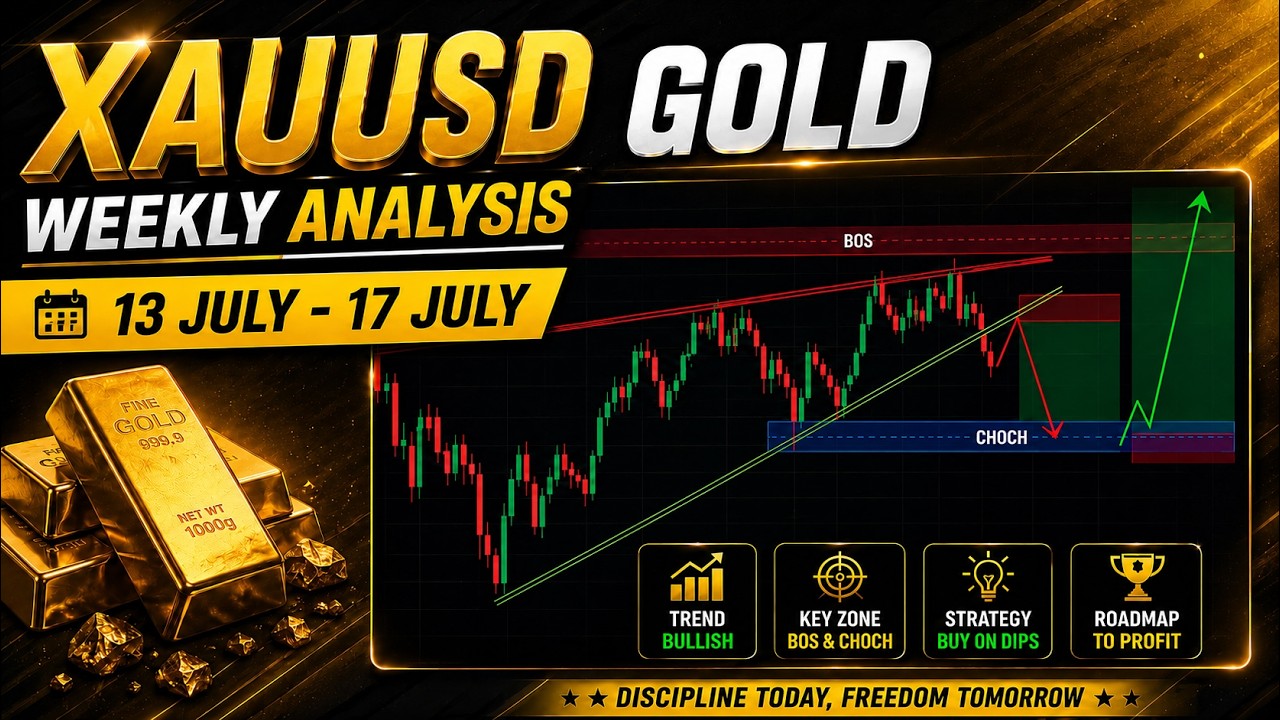 Gold (XAUUSD) Weekly Analysis & Price Prediction | 13&ndash;17 July 2026 | Next Big Gold Move?