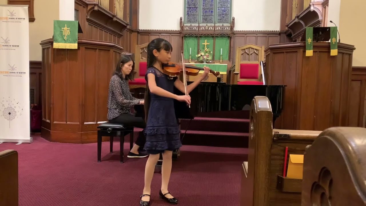 2023 Suzuki Violin Recital: Concerto in A Minor, II. Andante.