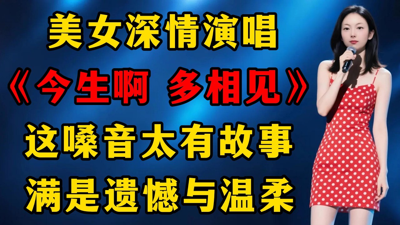 听哭全场观众！美女深情演唱《今生啊 多相见》，这嗓音太有故事，满是遗憾与温柔！