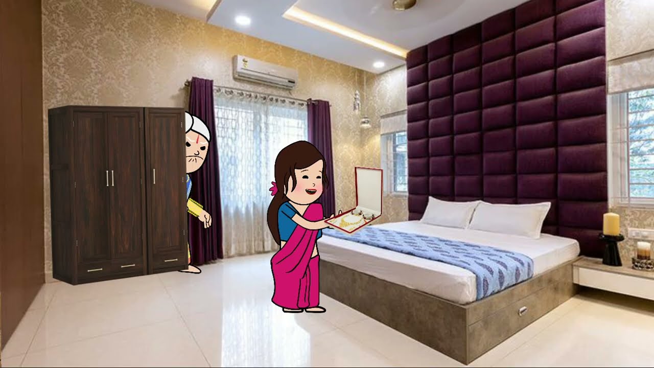 दुल्हन के कदम पड़ते ही हिल गया पूरा घर भाग_३🤪 मस्त इमोशनल विडियो #viraltreanding #nyavadhicartoon 