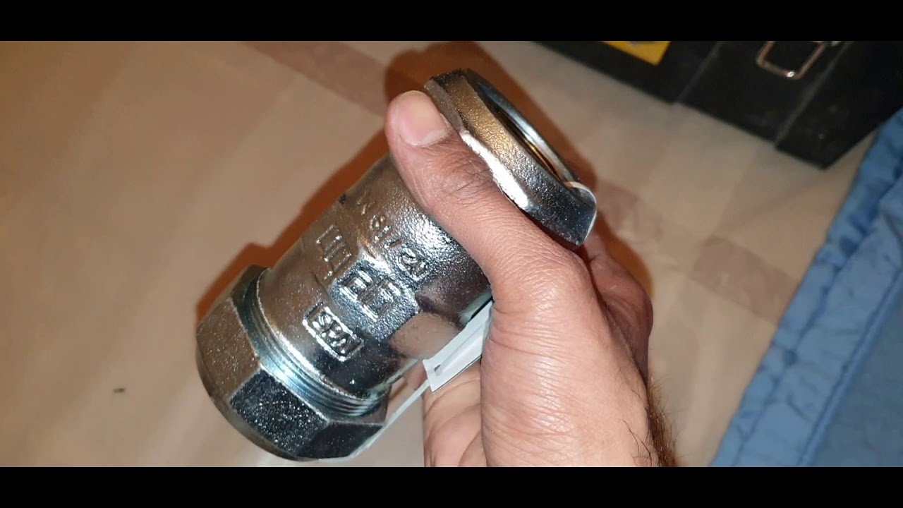 Comment faire Raccordement sur Acier galvanisé avec les raccords GEBO sans soudure? Steel galva