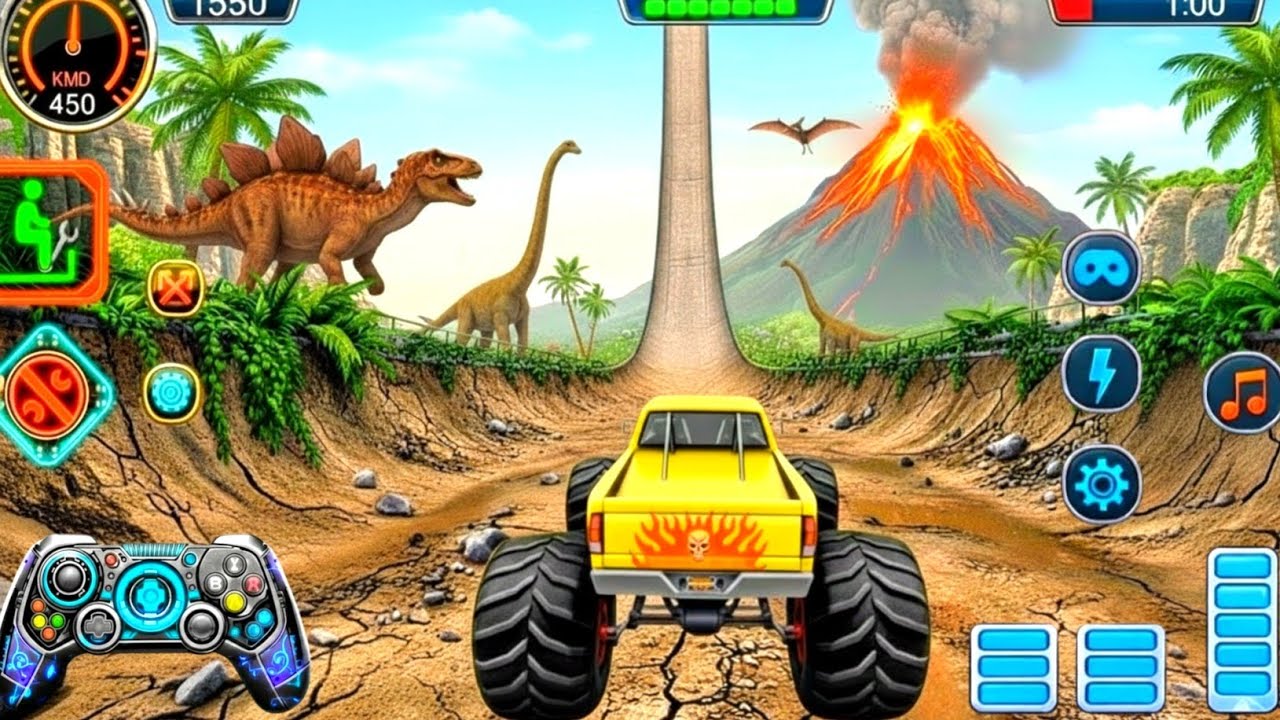 Monster Truck Mega Ramp Ultimate Racing 🔥 | Extreme GT Stunts & Impossible Tracks | Android Gameplay