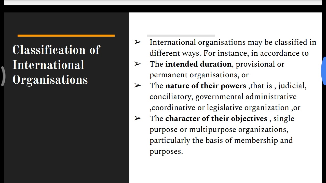 Kinds Of International Organisations| Edusquad