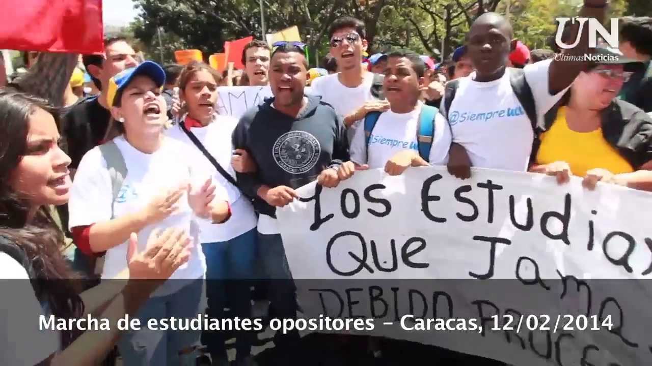 Marcha estudiantil: 12 de febrero 2014