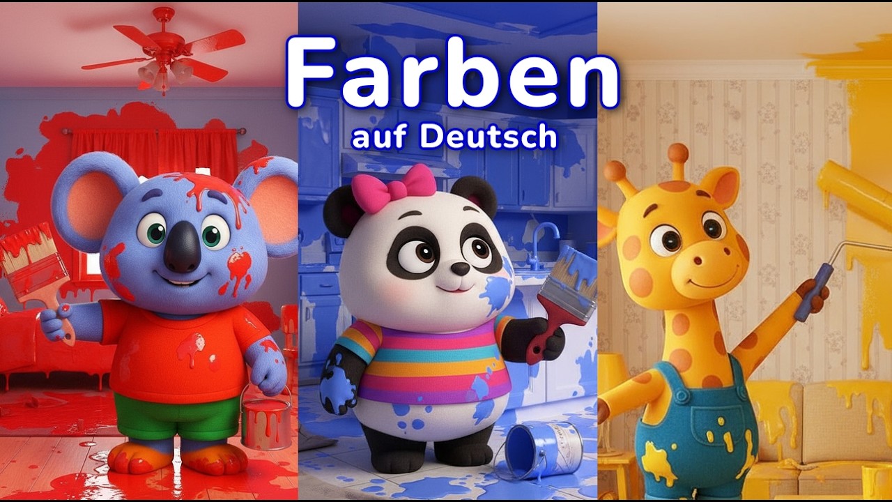 Farben | Anifreunde | German for Kids