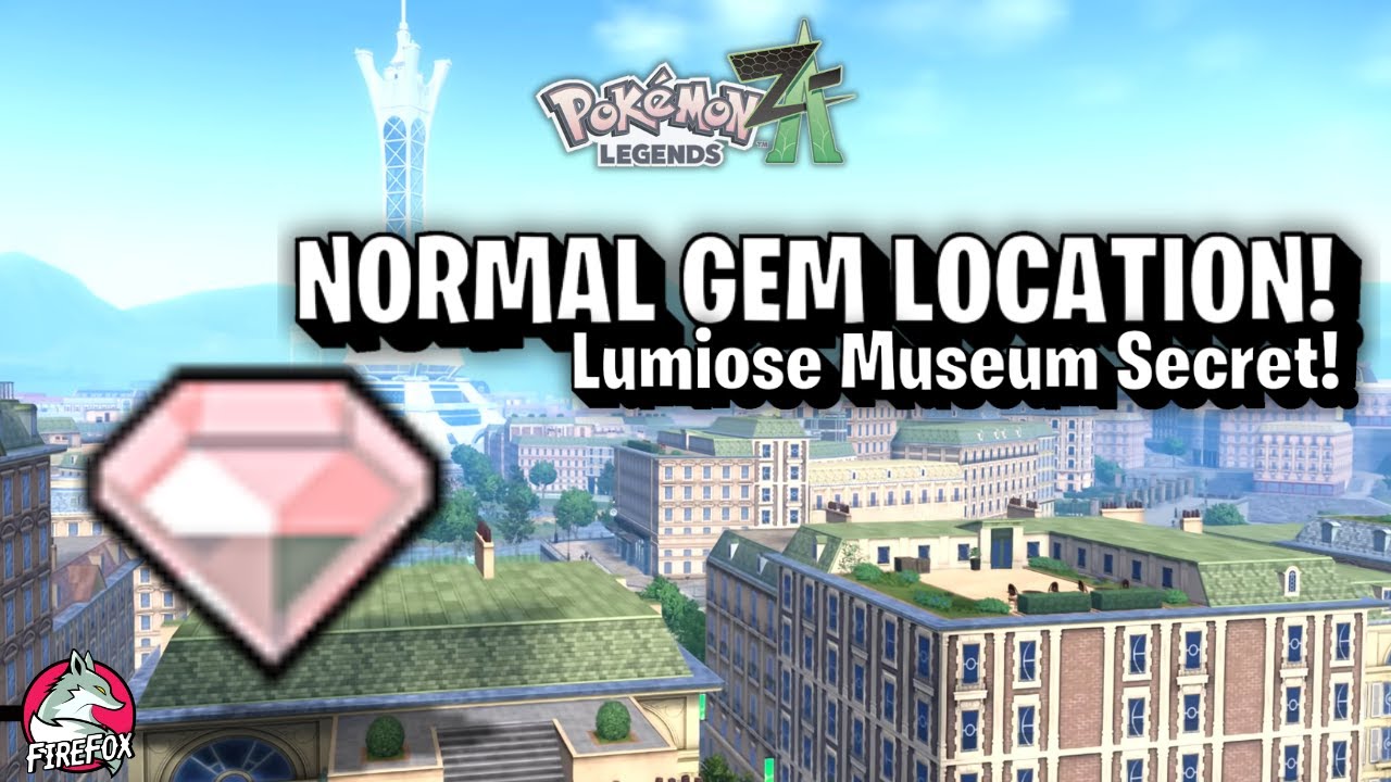 Как получить обычный драгоценный камень в Pok&eacute;mon Legends Z-A 🔮 | Расположение и применение музея...