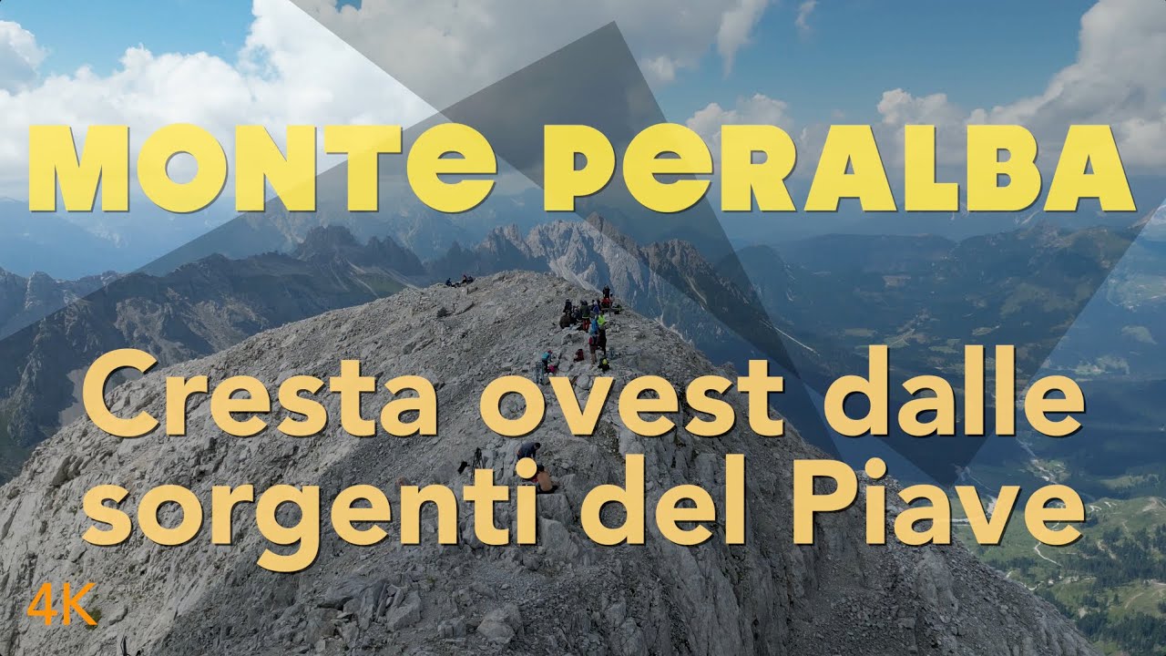 126 Anello del monte Peralba (4K) dal Rifugio Sorgenti del Piave sul versante ovest.