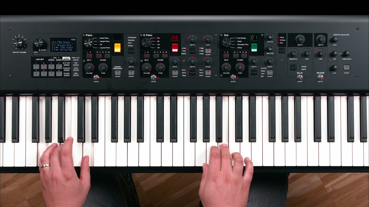 Yamaha | CP88/73 Tips | Creating a split layer combination