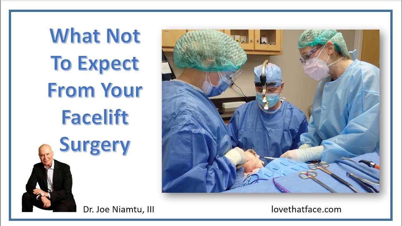 What Not To Expect From Your Facelift Surgery