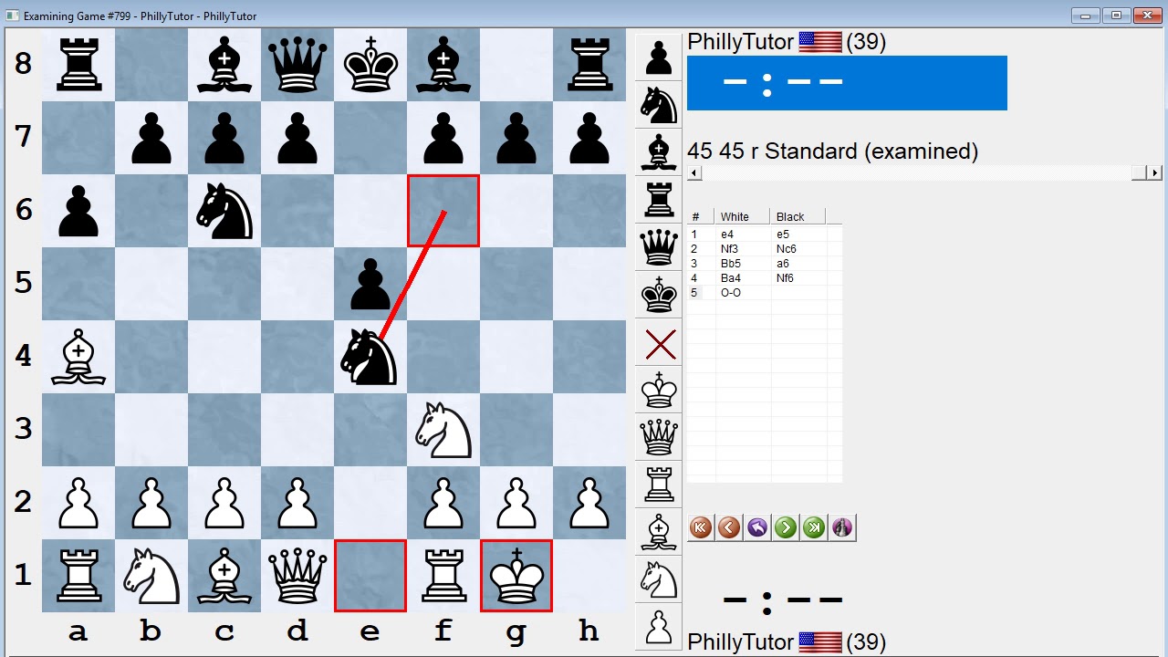 Learning Chess Openings - Example: The Closed Ruy Lopez